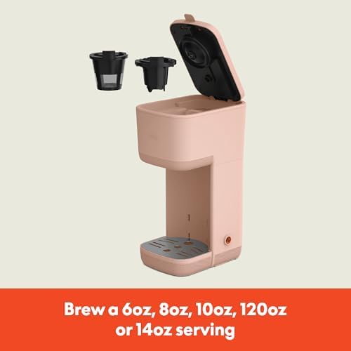 bella Single Serve Coffee Maker, K Cup & Coffee Ground Compatible, Blossom - Image 2