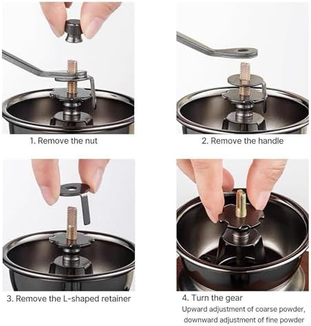 Hand Coffee Grinder Coffee Bean Grinder Coffee Utensils Conical Burr Mill Manual - Image 4