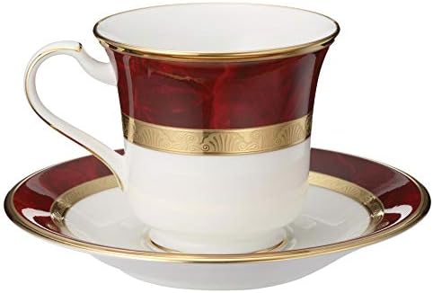 Noritake Y59589/4733 American Cup & Saucer 220cc Hemingway Maron Bone China - Image 3