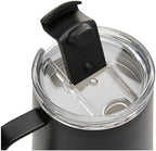 Simple Modern Voyager Signature Mug | Travel Coffee Tumbler with 360° Lid and Handle | Ceramic-Lined Insulated Stainless Steel Iced Cold Brew Cup | 12oz, Midnight Black - Image 2