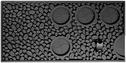 Premium Silicone Coffee Tamper Mats with Nonslip Base and Drainage Design for Homes Kitchen and Cafes Use by Unknown