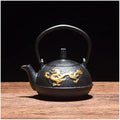 South Japan Old Pot Creative Teapot Double Iron Dragon by Unknown