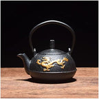 South Japan Old Pot Creative Teapot Double Iron Dragon by Unknown