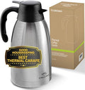 Cresimo Thermal Coffee Carafe 68oz / 2L - 12 Hours Hot Beverage Dispenser by Cresimo