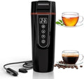 LINGYOKY Car Electric Kettle for Travel 12-24V Compatible 13.5oz (Black) by LINGYOKY