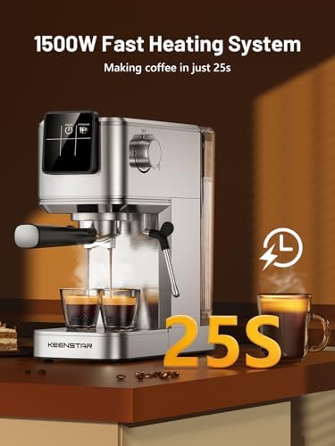 KEENSTAR 20Bar Espresso Machine, Hot & Iced Expresso Coffee Machines - Image 2