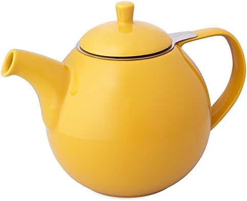 FORLIFE Curve Teapot with Infuser, 45-Ounce, Mandarin by Unknown