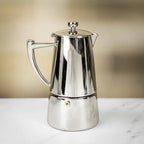 Cuisinox Roma Stovetop Espresso Maker COF-4R, Stainless Steel Coffee Percolator Stovetop, Heat-Resistant & Non-Reactive, 4-Cup Italian Espresso Maker Easy to Clean, Durable Stove Top Percolator - Image 2