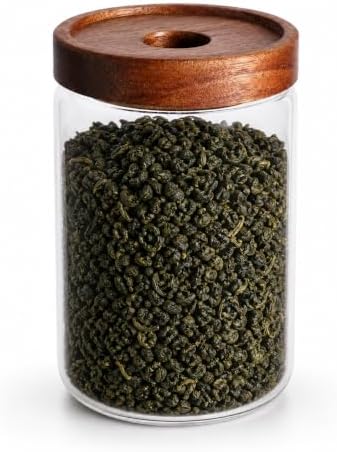 5 Piece Kitchen Canister Set, Airtight Lid Food Storage Jars for Coffee Beans, Flour, Sugar, Rice, Spaghetti by Unknown