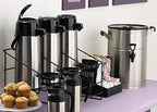 Service Ideas Eco-Air Airpot with Pump Lid, 101.4oz, Glass Vacuum Insulated - Image 2