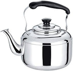DOITOOL Stainless Steel Water Bottle 5L Stovetop Whistling Tea Pot with Handle Stainless Steel Teapot Tea Kettle Large Capacity Heating Water Kettle Kitchen Accessory For Home Restaurant () Stove by DOITOOL