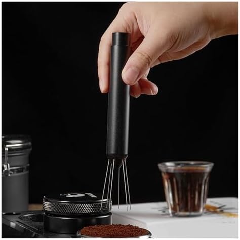Retractable WDT Coffee Powder Stirring Needle Espresso Distribution Tool Tamper With Retractable Stainless Steel Needle - Image 2