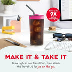 DASH Brew2Go™ Portable Cold Brew Coffee Maker - Rapid Electric Cold Brew Machine for Personal Iced Coffee & Iced Tea, Reusable Filter, USB Rechargeable for Home, Office & Travel - Image 3