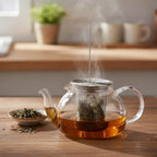 Loose Leaf Tea Filter Replacement, Stainless Steel Spring Infuser for Teapot Inner Slot, Fine Mesh Strainer 1.1 x 2.2 Inch, 2 Pack - Image 2