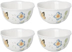 Lenox Butterfly Meadow Porcelain 12oz Dessert Bowl Set for 4 (4-Piece) by Lenox