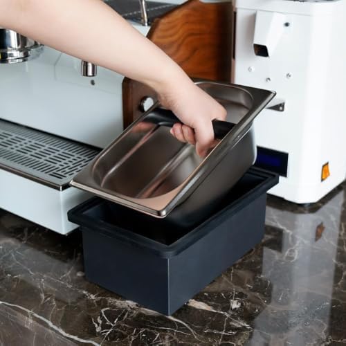 watchget Large Stainless Steel Espresso Knock Box for Coffee Grounds - Image 6