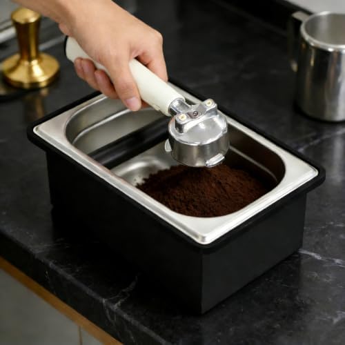 Espresso Knock Box,Stainless Steel Knocker Storage Box - Image 5