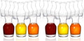 Set of 12 Wine Carafe Glass, 6 Oz Single Serving Mini Decanters for Individual Pours, Small Individual Carafes for Wine, Tasting, Champagne, Juice, Bars, Restaurants (Pack of 2) by Acshio