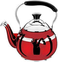 5L Stless Steel Whistling Kettle - Mirror Polished Tea & Coffee Pot with Retro Spout Ideal for Hob Stove Home & Outdoor Use Durable & Stylish Kitchen Essential by Unknown