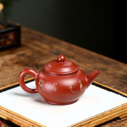 Tea Pots For Loose Tea Handmade Clay Painted Teapot Household Kung Fu Tea Set Purple Clay Teapot Study Tea Kettle Tea Infuser Pot - Image 5