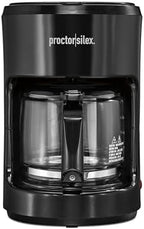 Proctor Silex 10-Cup Coffee Maker, Works with Smart Plugs That Are Compatible with Alexa, Auto Pause and Serve, Black (48351PS) by ProctorSilex