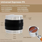 51mm Coffee Distributor and Tamper, Dual Head Espresso Leveler Fits 51mm Portafilter for Barista Express, Stainless Steel Espresso Distribution Tool - Image 7