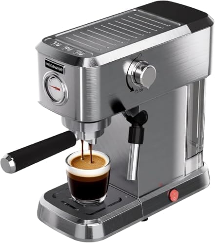 MEGAWISE 20 Bar Espresso Machine with Adjustable Milk Frother by MEGAWISE