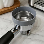 57mm Magnetic Coffee Dosing Ring Compatible with Lelit Espresso Machines, Espresso Portafilter Funnel for Mess-Free Grinding (grey) by Unknown