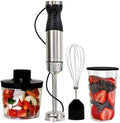 Kenmore Immersion Blender - Handheld Stick Mixer, Electric Hand Blender with Stainless Steel Shaft, Whisk, Variable Speed for Smoothies, Milkshakes, Baby Food, Puree, Batidora de Inmersión by Koolatron