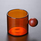120ml Heat-resistant Shot Wine Beer Glass Espresso Coffee Cup Tea Set Candy Color Transparent Glasses by Unknown