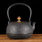 Japanese Cast Iron Teapot 1300ml – Tetsubin Vintage Tea Kettle With Infuser, Easy Pour, Heat-Resistant Handle - Image 4