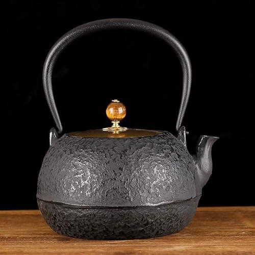 Japanese Cast Iron Teapot 1300ml – Tetsubin Vintage Tea Kettle With Infuser, Easy Pour, Heat-Resistant Handle - Image 4