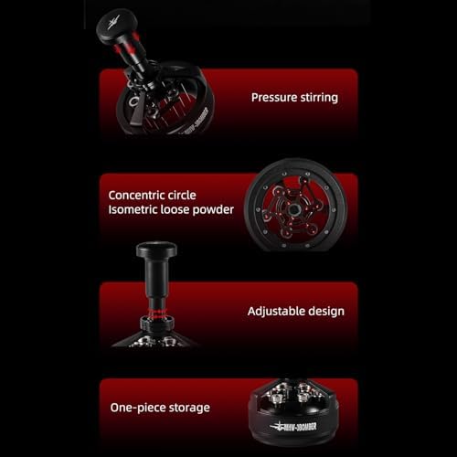 58mm Adjustable WDT Tool 14x0.25mm Needles Adjustable Depth Espresso Stirrer Tool Magnetic Positioning Espresso Machine Accessories Distribution Tool with Storage Base 6 Spare Needles - Image 4