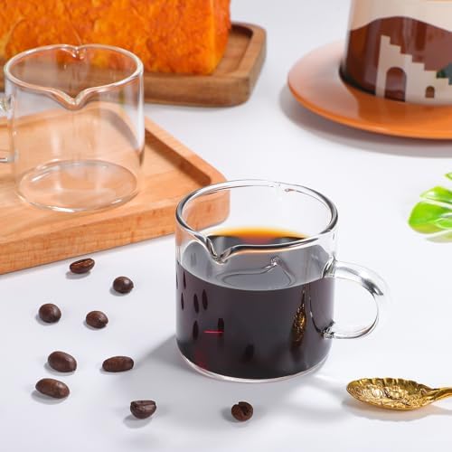 STOBAZA 10pcs Glass Mugs Espresso Mugs Lids Design Small Drinking Cups for Coffee Tea - Image 5
