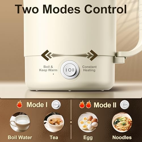Stariver 0.6L Portable Electric Kettle, Stainless Steel Travel Kettle - Image 5
