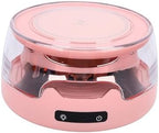 Buachois Mug Warmer, Smart Electric Coffee Heating Plate for Desk with 4 Temp Settings and Colorful Lights, Coffee Accessories for Milk, Tea, Candle, Ideal Gifts for Women Men (Pink) by Buachois
