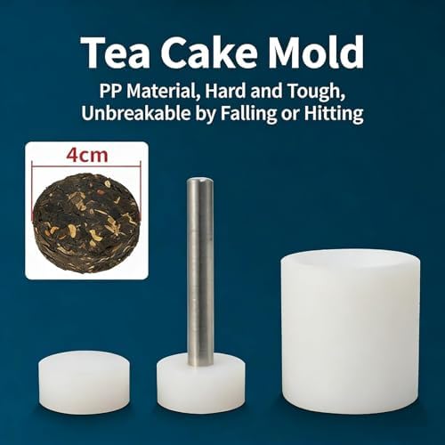 Tea Cake Pressing Machine, Hand Lever Compression Maker with 40mm Round Forming Mold, Adjustable Angle Manual Press for Puer Tea Ball Production, Stainless Steel and PP, 160kg Capacity - Image 6