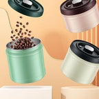 Stainless Steel Airtight Coffee Container Storage Canister Sealed Jar Food Organizer Kitchen Vacuum Box Bean Cans Decor Storage Canisters - Image 5