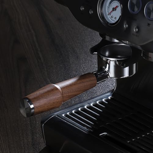 Breville Espresso Accessories Kit Walnut Bottomless Portafilter 54mm Dosing Funnel, Puck Screen, Coffee Bean Dosing Cup, RDT Spray Bottle, and Magnetic WDT Tool - Image 3