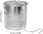 Stainless Steel Seasoning Strainer, Stainless Steel Seasoning Filter, Seasoning Filter Tea Infuser for Hotels, Restaurants, Homes, Etc (4.3L) - Image 3