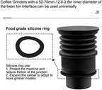Grinder Blowing Bean Bin, Coffee Grinder Cleaning Accessory, No Waste Coffee Powder Cleaner with Food Grade Silicone Ring for 52-70mm Inner Diameter Grinders - Image 2
