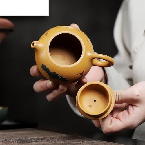 Tea Pots For Loose Tea 180ML Classic Tea Pot Purple Clay Teapots Ore Kettle Hole Filter Handmade Tea Set Chinese Teapot Tea Infuser Pot - Image 7