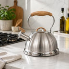 QNA Whistling Tea Kettle, 2.8L Stainless Steel Stovetop Wate Kettle - Image 5