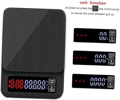 Electronic Scale for Cooking Baking 5kg Capacity Digital Kitchen Food Scale Precision Sensors Timer Weighing - Image 2