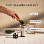 Fellow Carter Tea Infuser for Loose Leaf Tea and Cold Brew - Matte Black - Image 5