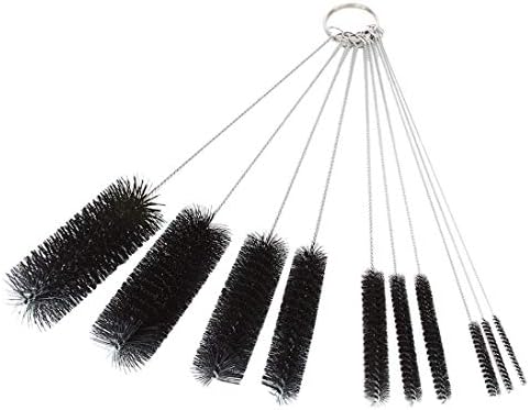 Long Straw Brush, Nylon Pipe Tube Cleaner 8.2-ihch 10 Different Diameters Set of 10 (Pack of 4) - Image 2