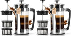 ESPRO Plus P5 French Press Coffee Maker – Patented Double Micro-Filter for Grit Free Brew, Heat-Resistant Thicker Borosilicate Glass Coffee Press – (32 oz) (Pack of 2) by ESPRO