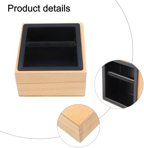 Wooden Coffee Knock Box Detachable for espresso Grounds Bin Wooden - Image 6