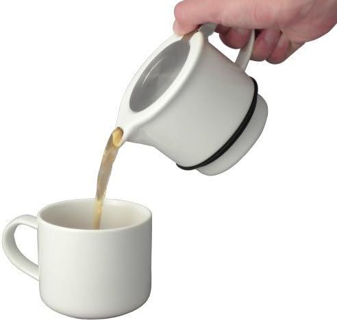 FORLIFE Tea for One with Infuser 14 ounces, White - Image 4