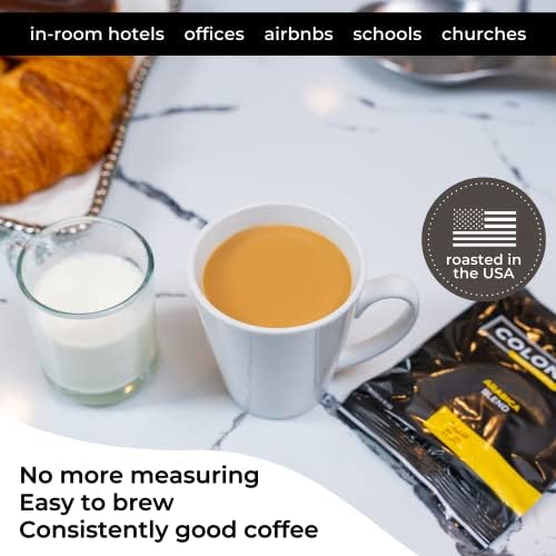 Colonial Coffee Decaf Dark Roast Hotel Filter Packs, 0.5oz, 150 Ct - Image 5